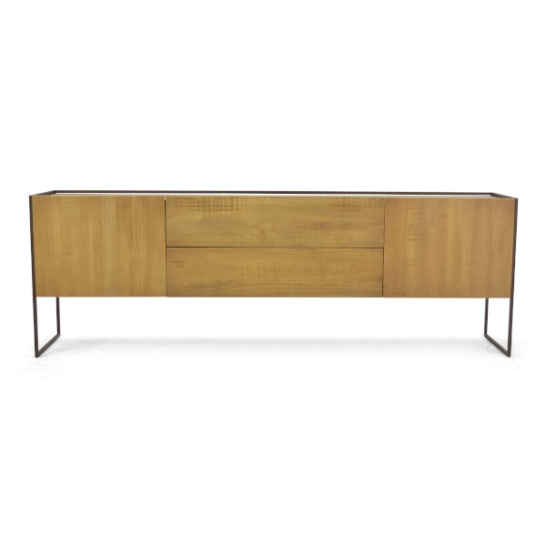 Buffet 2 Portas 2 Gavetas Lumber - Madeira Macia e Ferro