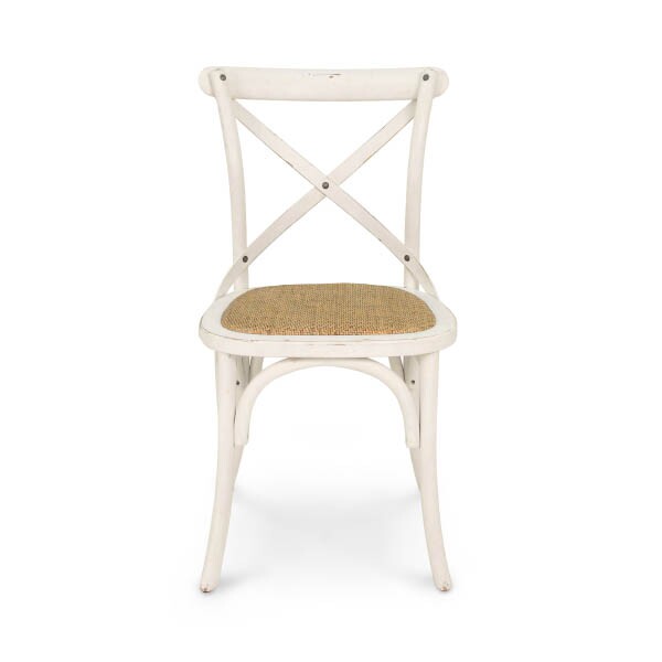 Cadeira Assento em Rattan Paris - Madeira Carvalho Provenal - Kit 2 Cadeiras