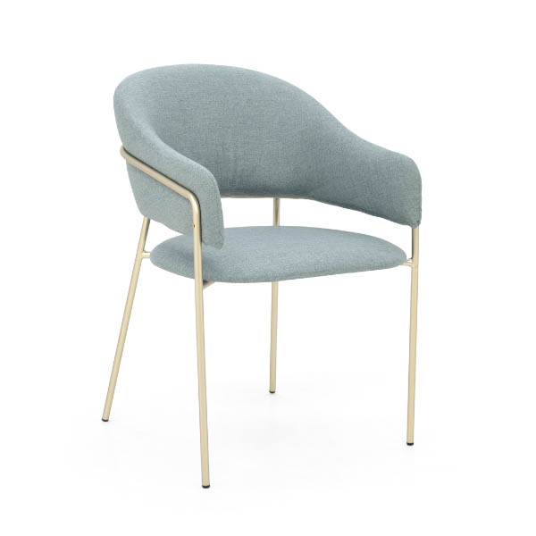 Cadeira Estofada Bristol - Estrutura em Aço Cadeira Estofada Bristol - Estrutura em Aço