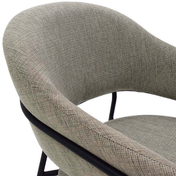 Cadeira Estofada Bristol - Estrutura em Aço Cadeira Estofada Bristol - Estrutura em Aço