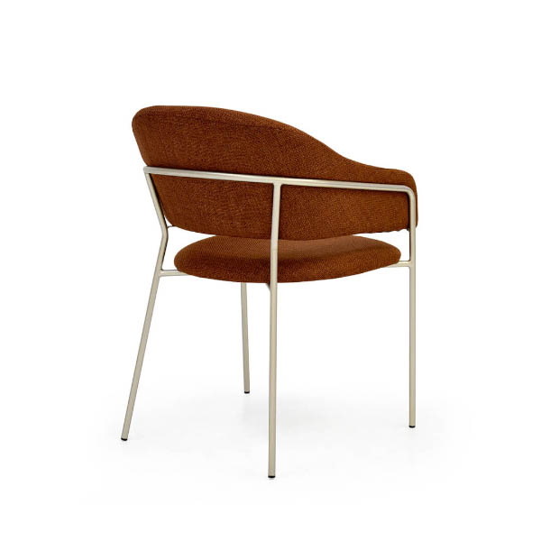 Cadeira Estofada Bristol - Estrutura em Aço Cadeira Estofada Bristol - Estrutura em Aço