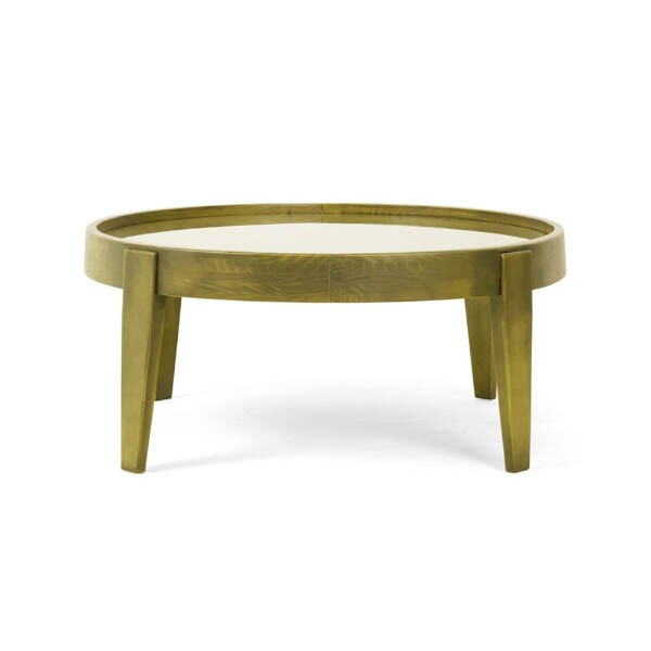 Mesa de Centro Penha - Madeira e Vidro - 94cm