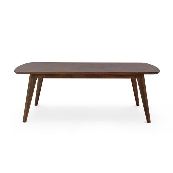 Mesa de Jantar Alpina - Madeira Macia Tampo Arredondado
