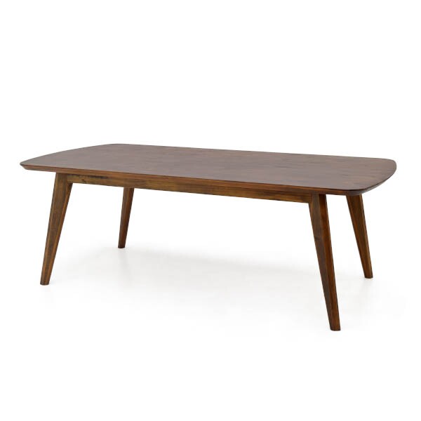 Mesa de Jantar Alpina - Madeira Macia Tampo Arredondado