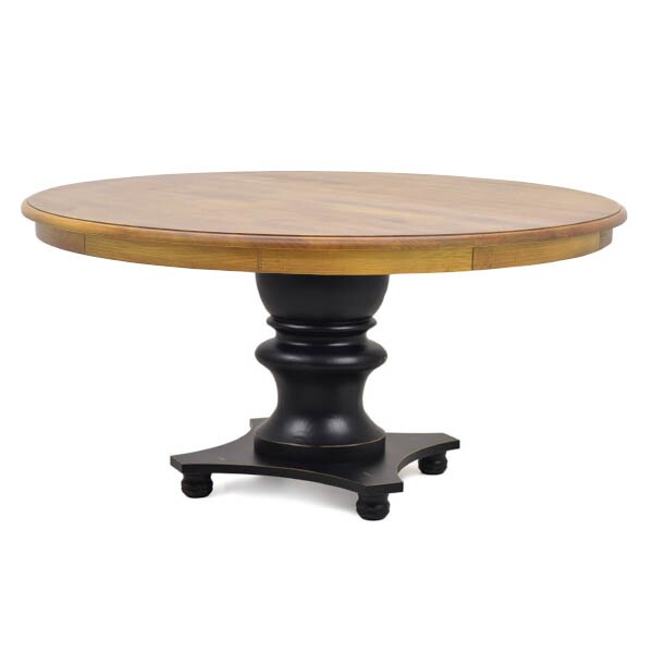 Mesa Redonda de Jantar Filomena - Base Torneado