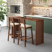 Bancada 160cm Gourmet - Madeira Macia