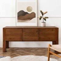 Buffet 2 Portas 2 Gavetas Legno - Madeira Macia