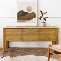 Buffet 2 Portas 2 Gavetas Legno - Madeira Macia