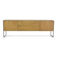 Buffet 2 Portas 2 Gavetas Lumber - Madeira Macia e Ferro