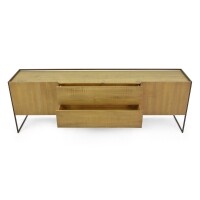 Buffet 2 Portas 2 Gavetas Lumber - Madeira Macia e Ferro