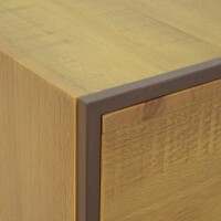Buffet 2 Portas 2 Gavetas Lumber - Madeira Macia e Ferro