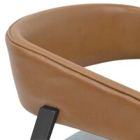 Cadeira Assento e Encosto Estofada Coller - Estrutura de Ferro