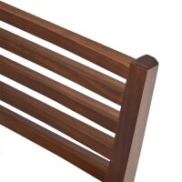 Cadeira Estofada Legno - Madeira Macia - Kit 2 Cadeiras - Castanho canela