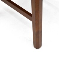 Cadeira Estofada Legno - Madeira Macia - Kit 2 Cadeiras - Castanho canela