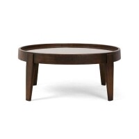 Mesa de Centro Penha - Madeira e Vidro - 94cm