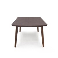 Mesa de Jantar Alpina - Madeira Macia Tampo Arredondado