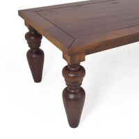 Mesa de Jantar Flower - Madeira Macia 3,20m com Ps Torneados