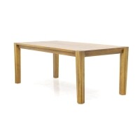 Mesa de Jantar Legno - Madeira Macia - Mesa de Jantar Legno Cor Castanho Oregon