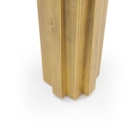Mesa de Jantar Legno - Madeira Macia - Mesa de Jantar Legno Cor Castanho Oregon