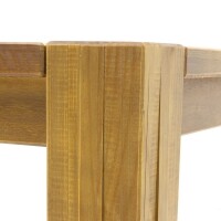 Mesa de Jantar Legno - Madeira Macia - Mesa de Jantar Legno Cor Castanho Oregon