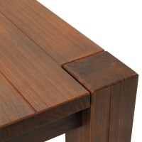 Mesa de Jantar Legno - Madeira Macia - Mesa de Jantar Legno Cor Castanho Canela