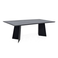 Mesa de Jantar Pontal - Madeira Macia com Ps Ferro