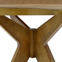 Mesa Redonda de Jantar 120cm Andra - Madeira Macia