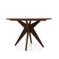 Mesa Redonda de Jantar 120cm Andra - Madeira Macia