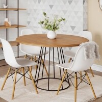 Mesa Redonda de Jantar 120cm Armao - Base de Ferro