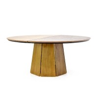 Mesa Redonda de Jantar Ferrara - Madeira Macia