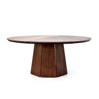 Mesa Redonda de Jantar Ferrara - Madeira Macia