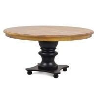 Mesa Redonda de Jantar Filomena - Base Torneado