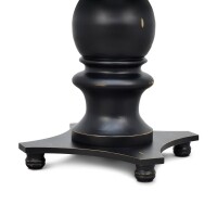Mesa Redonda de Jantar Filomena - Base Torneado