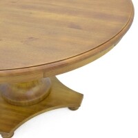 Mesa Redonda de Jantar Filomena - Base Torneado