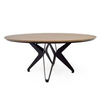 Mesa Redonda de Jantar Florena - Base de Ferro