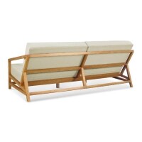 Sof 3 Lugares com Almofada Removveis Lexo - Madeira Macia