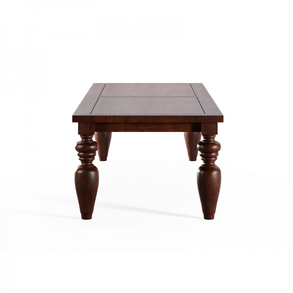 Mesa de Jantar Flower - Madeira Macia 3,20m com Ps Torneados