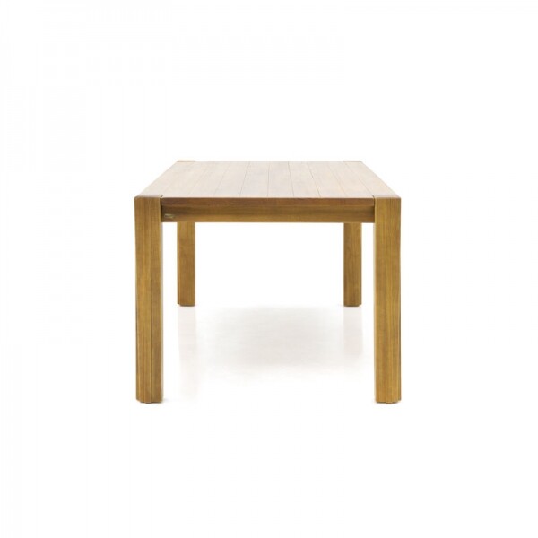 Mesa de Jantar Legno - Madeira Macia - Mesa de Jantar Legno Cor Castanho Oregon