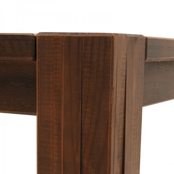 Mesa de Jantar Legno - Madeira Macia - Mesa de Jantar Legno Cor Castanho Canela