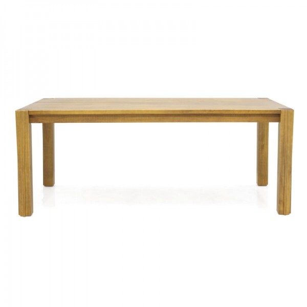 Mesa de Jantar Legno - Madeira Macia - Mesa de Jantar Legno Cor Castanho Oregon