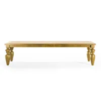 Mesa de Jantar Flower - Madeira Maciça 3,20m com Pés Torneados