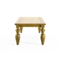 Mesa de Jantar Flower - Madeira Maciça 3,20m com Pés Torneados
