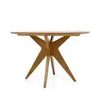Mesa Redonda de Jantar 120cm Andría - Madeira Maciça