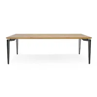 Mesa de Jantar Ipanema - Madeira Maciça com Pés Ferro