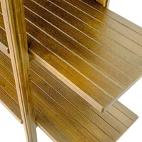 Estante 4 Prateleiras Legno - Madeira Maciça