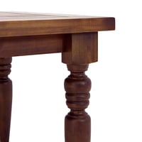 Mesa de Jantar Flora - Madeira Maciça com Pés Torneados