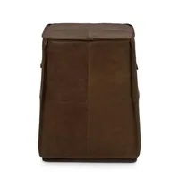Puff de Couro Legítimo Dallas